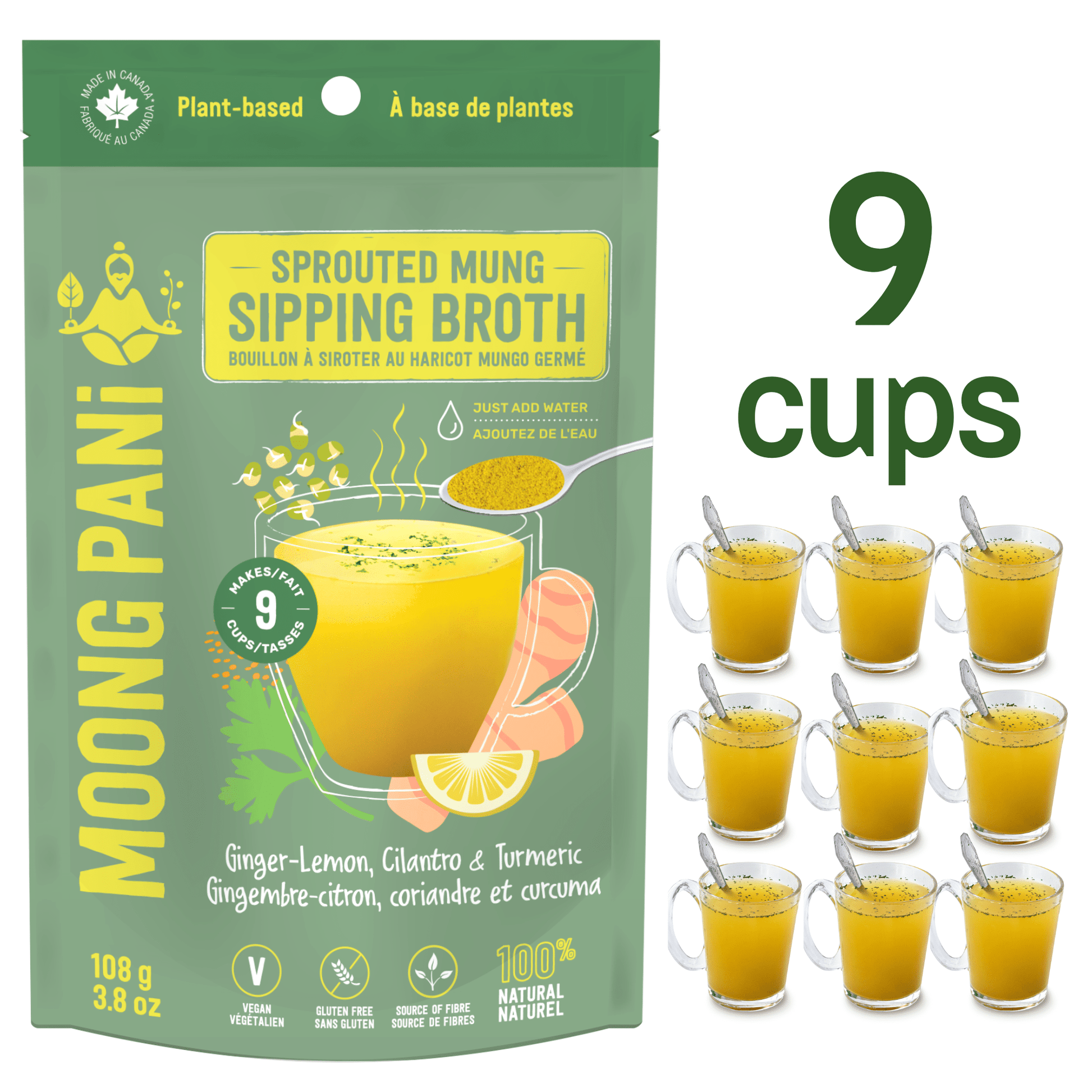 Ginger, Lemon & Turmeric Golden Mung Broth - Vegan America