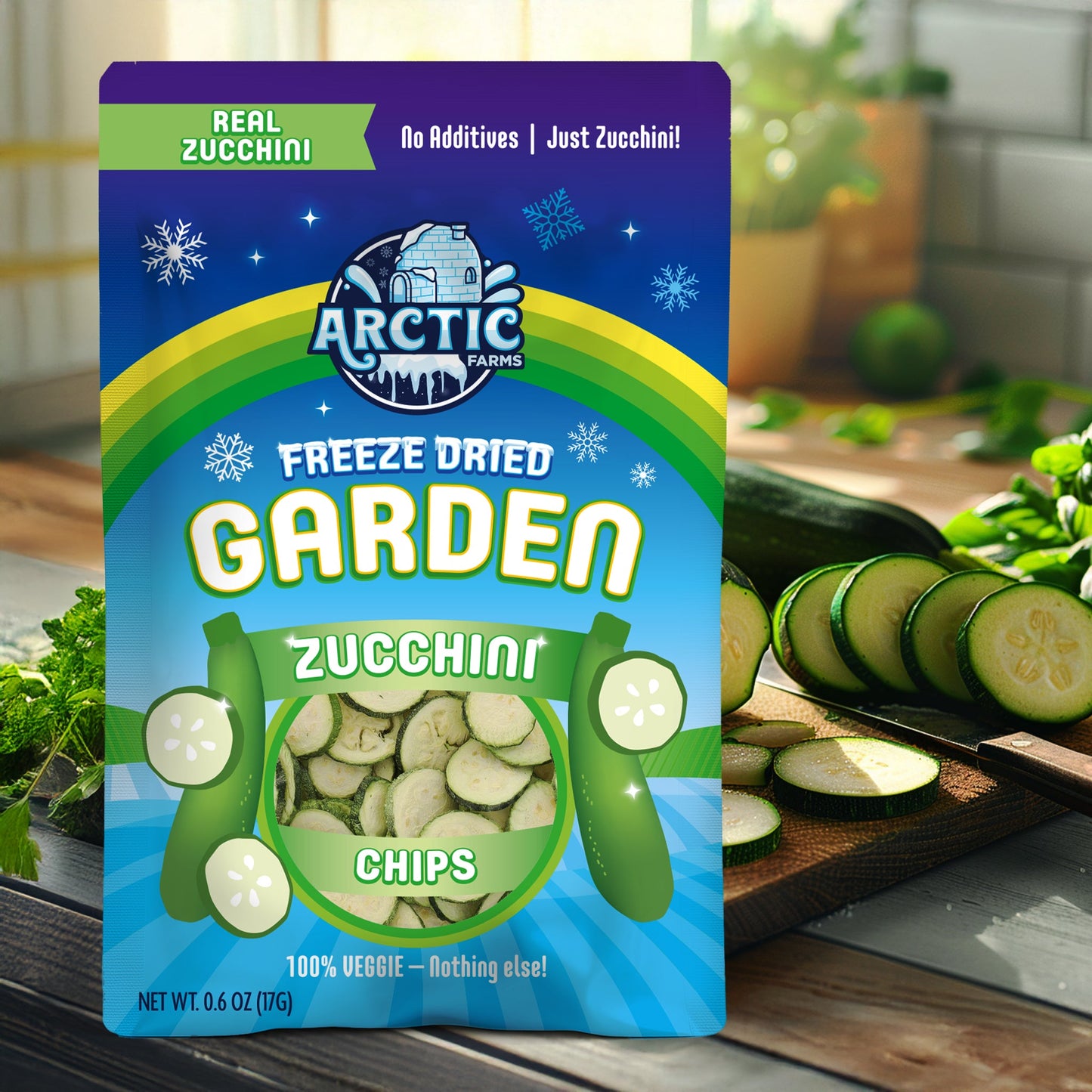 Freeze Dried Zucchini Chips