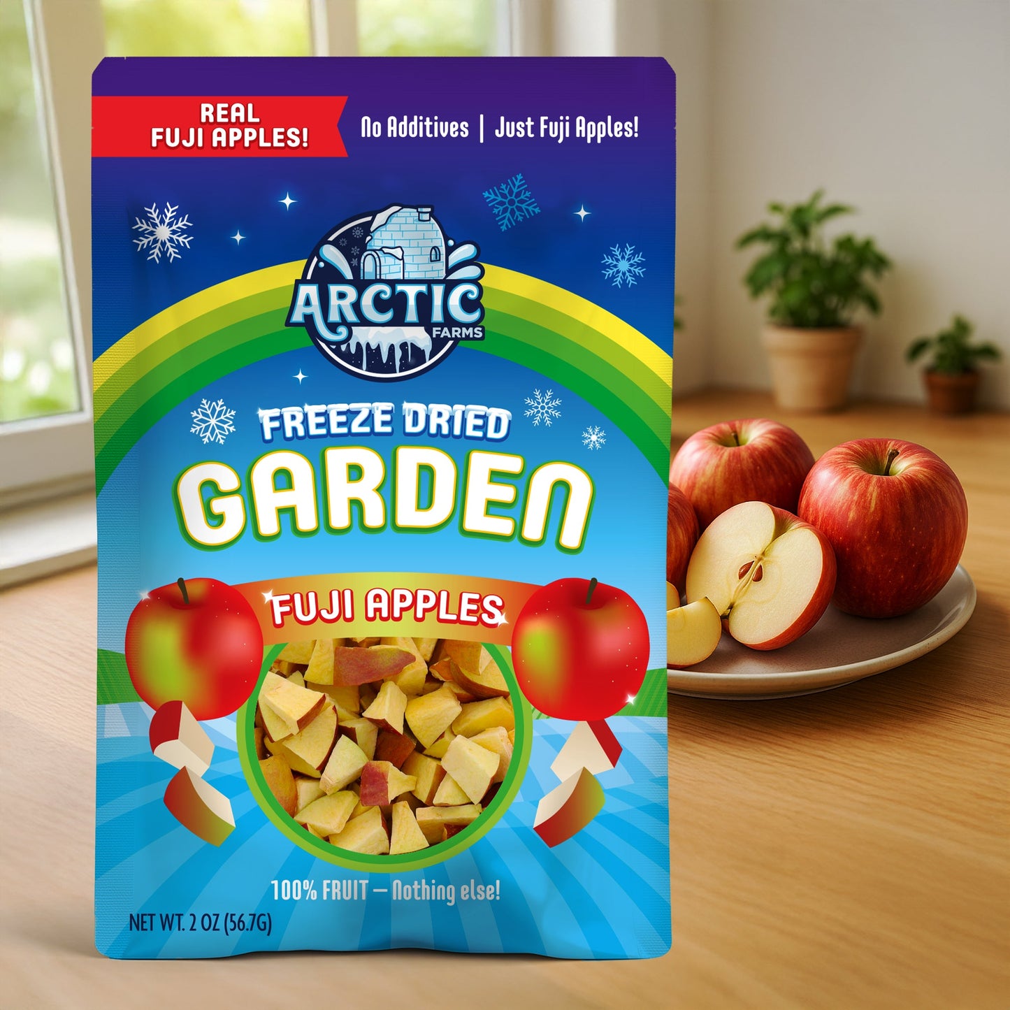 Freeze Dried Fuji Apple Bites