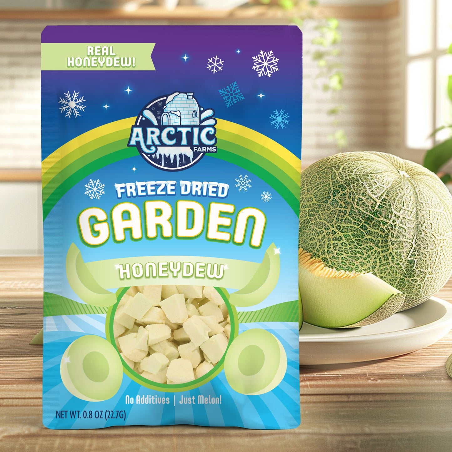 Freeze Dried Honeydew Melon