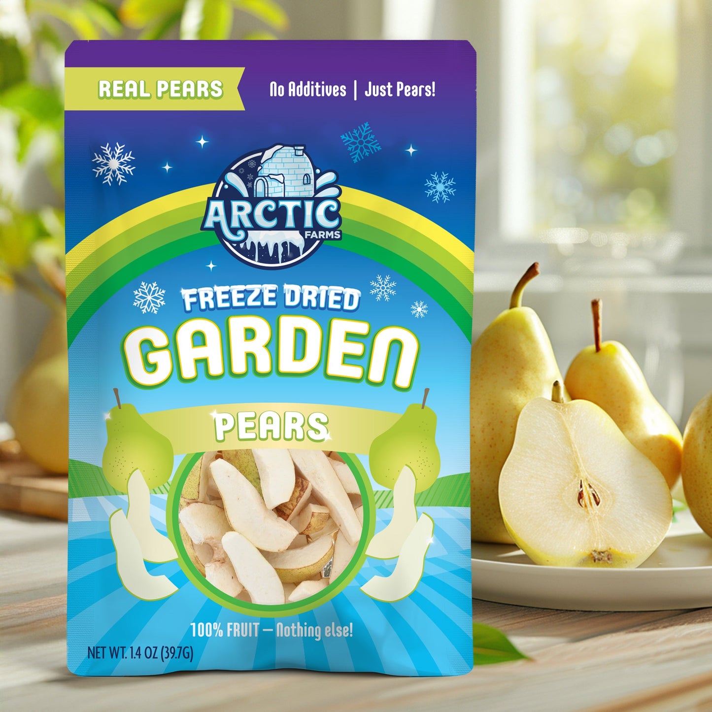 Freeze Dried Organic Bartlett Pears