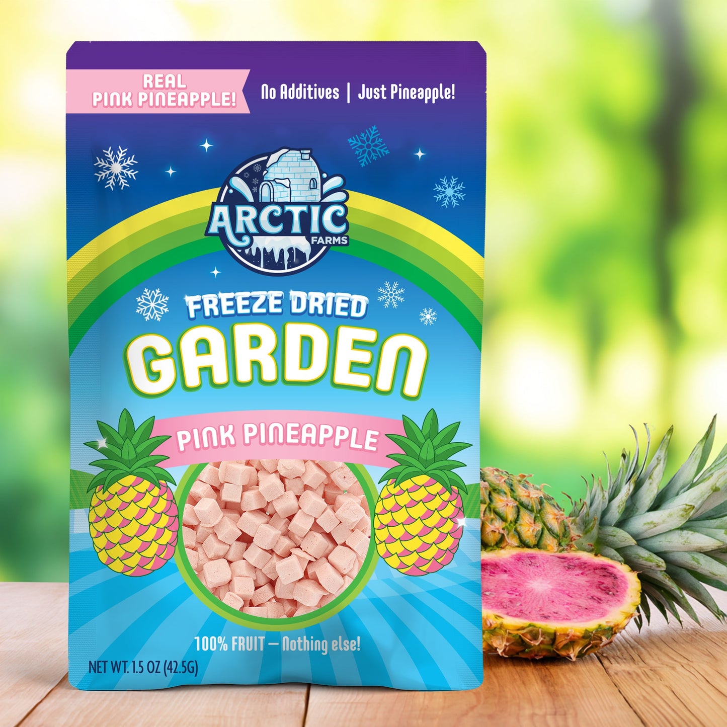 Freeze Dried Pink Pineapple