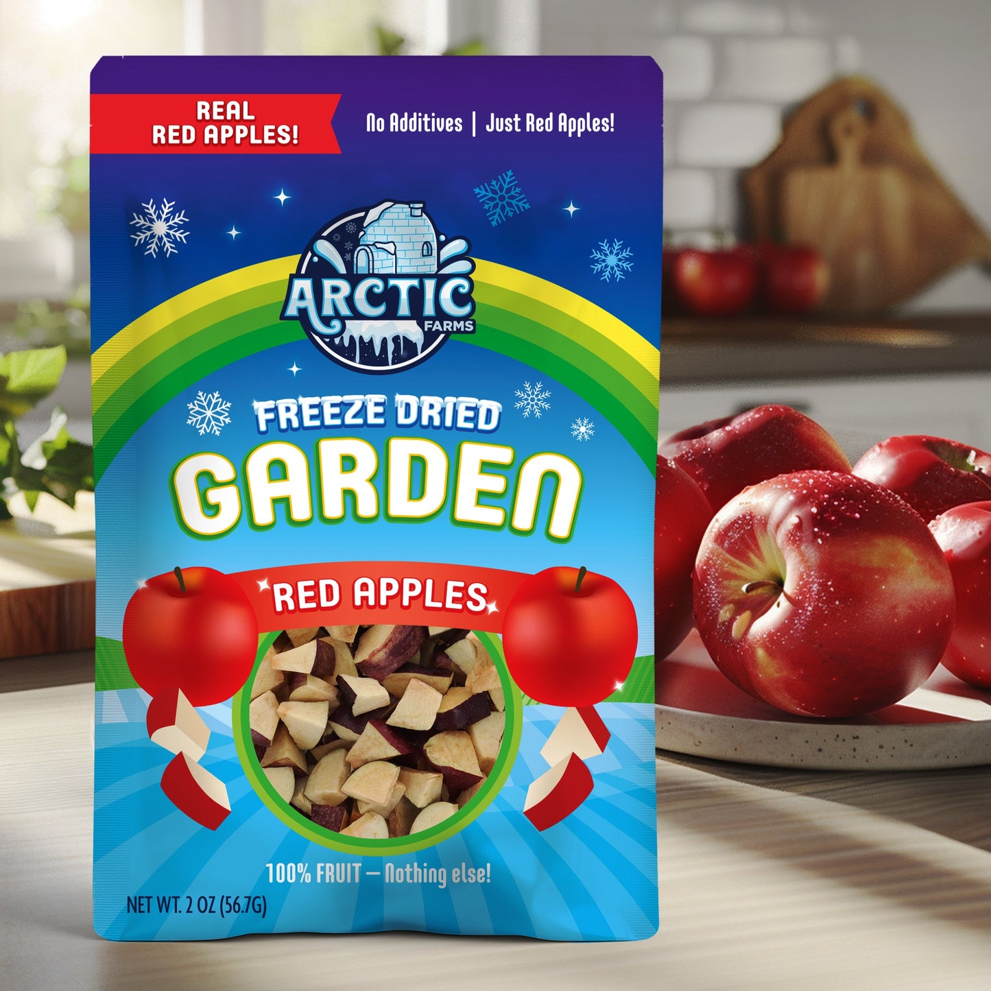 Freeze Dried Red Delicious Apple Bites