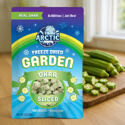 Freeze Dried Sliced Okra