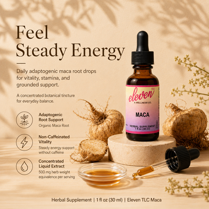 Organic Maca Root Tincture | Energy & Vitality | 1 oz