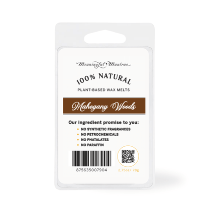 Mahogany Woods 100% Plant-Based Wax Melts - Vegan America