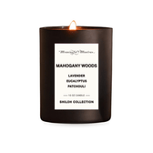 Mahogany Woods Natural Candle 10oz Shiloh Collection - Vegan America