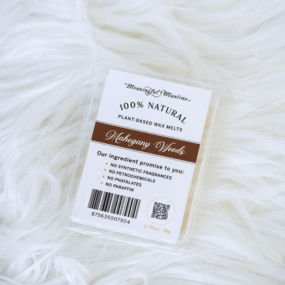 Mahogany Woods 100% Plant-Based Wax Melts - Vegan America