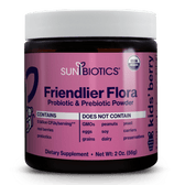 FRIENDLIER FLORA - PROBIOTIC & PREBIOTIC POWDER - Kids berry - Vegan America
