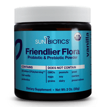 FRIENDLIER FLORA - PROBIOTIC & PREBIOTIC POWDER - Vanilla - Vegan America