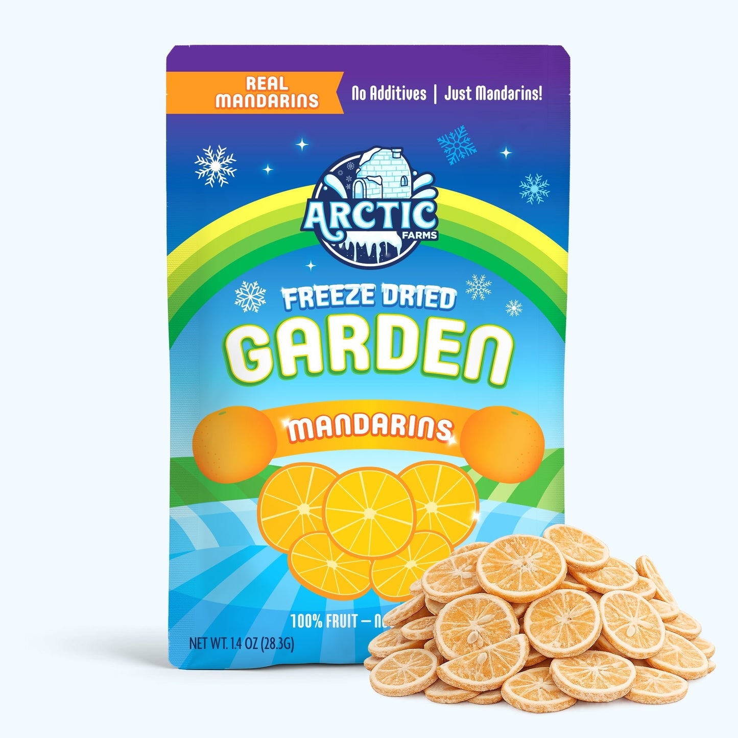 Freeze Dried Mandarin Slices - Vegan America