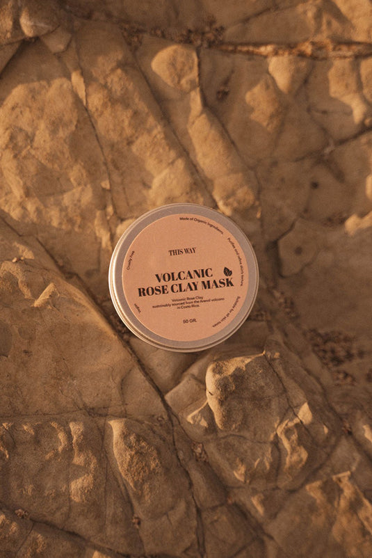 Organic Volcanic Rose Clay Mask - Vegan America