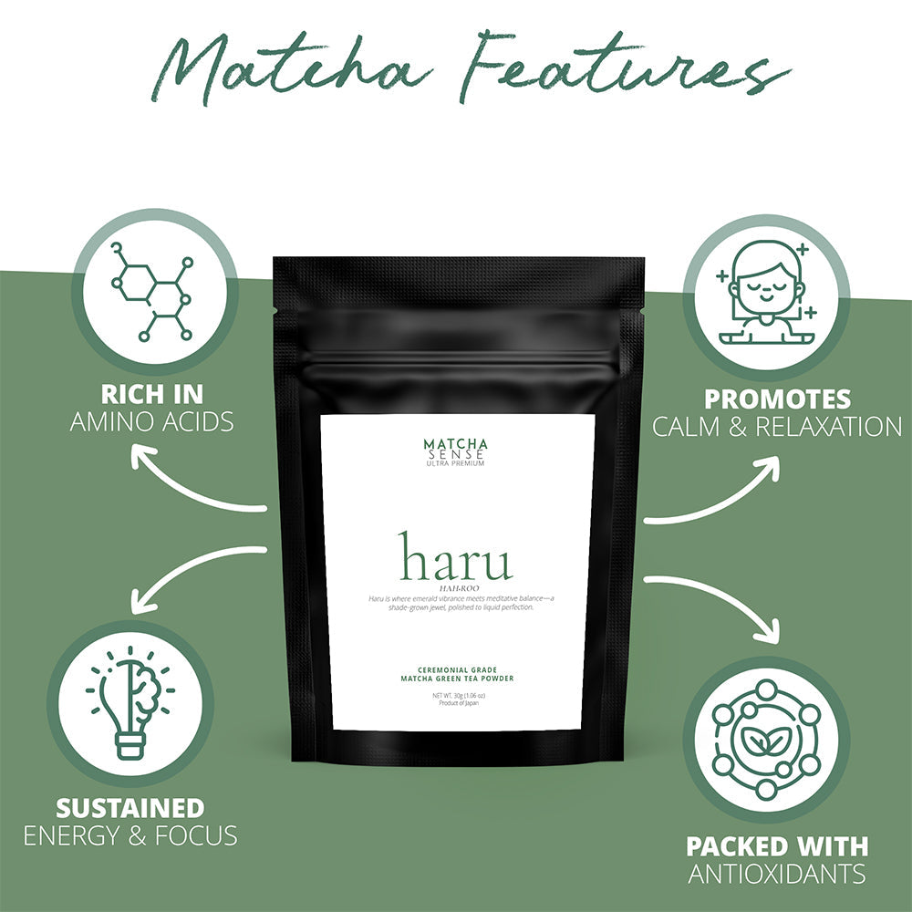 Organic Ceremonial Grade Matcha — Haru (30g/1.06oz)