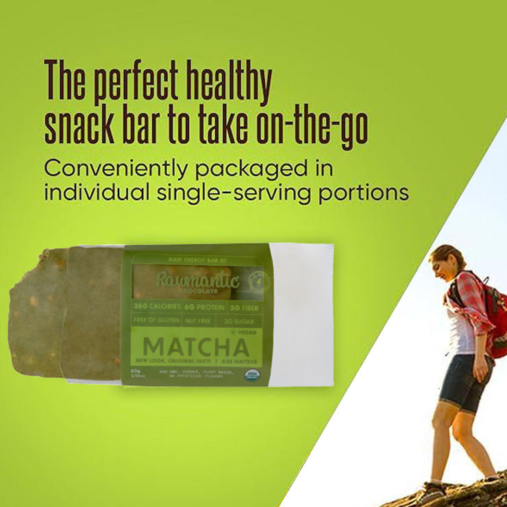 Matcha Vegan Plant Based Protein nutritional Bars