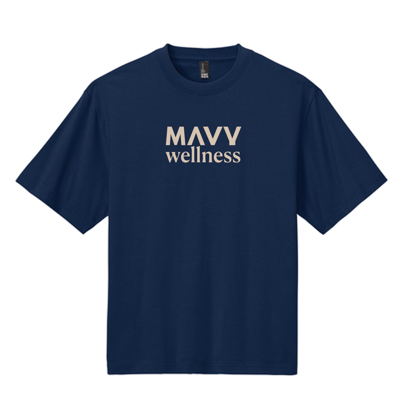 Mavy Wellness Short Sleeve T-shirt Navy - Vegan America