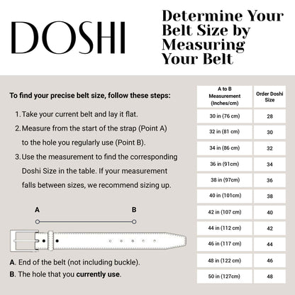 Classic Formal Belt (Only sizes 32 and 34)