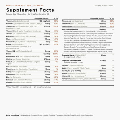 Men’s Daily Multivitamin+ - Vegan America