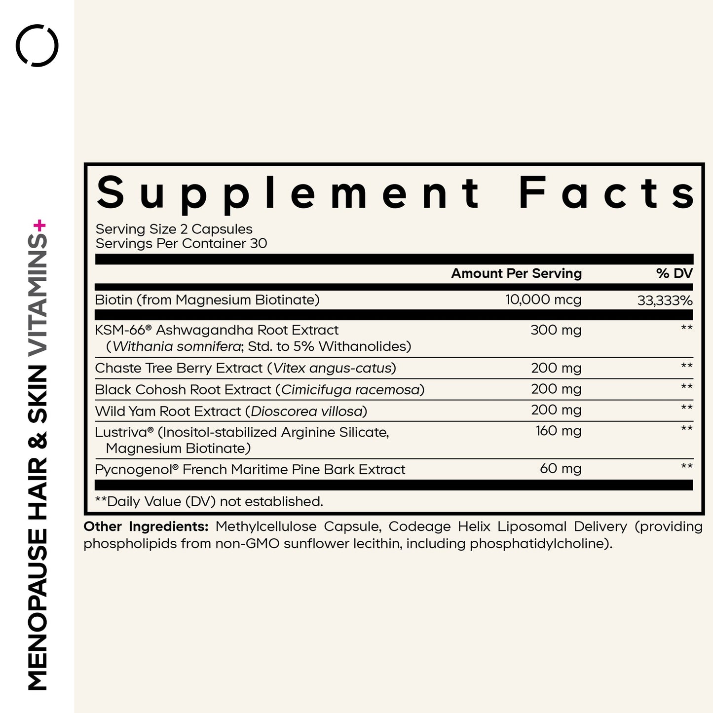 Menopause Hair & Skin Vitamins+
