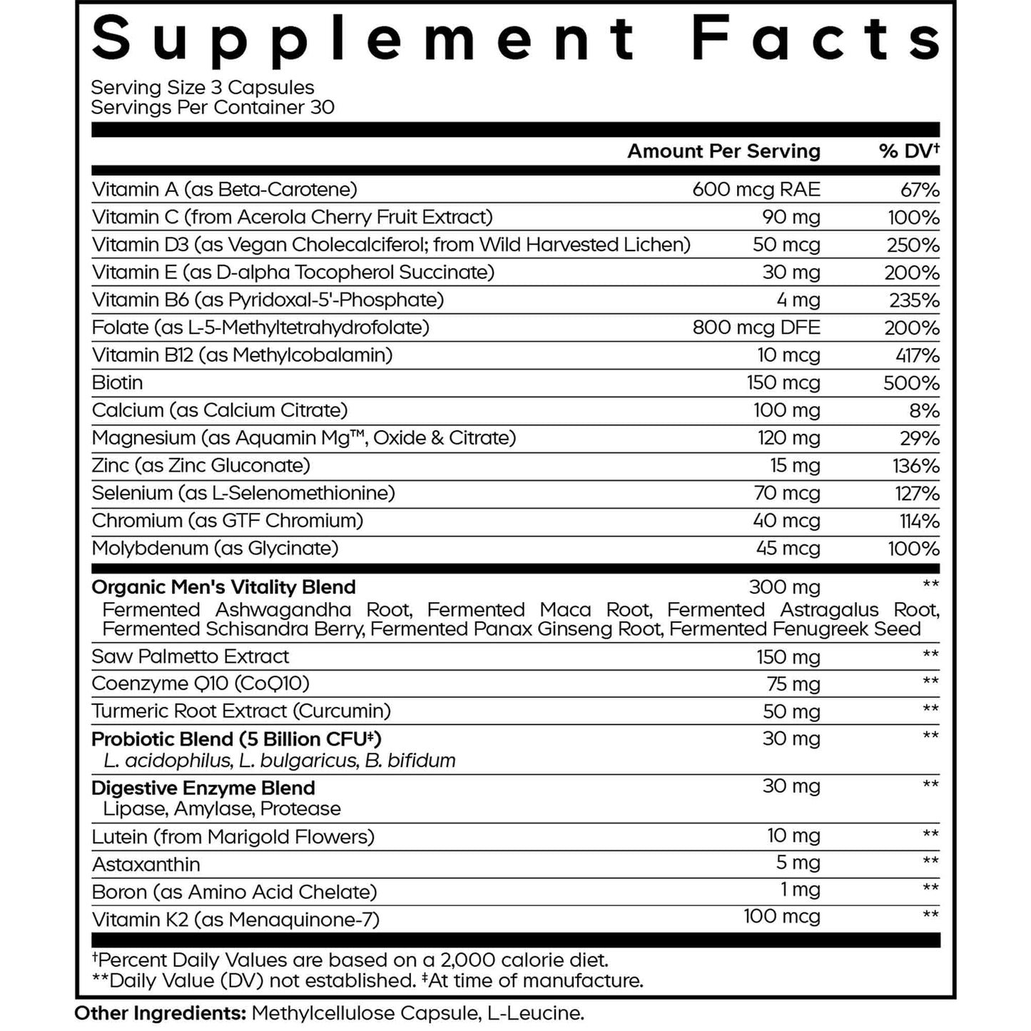 Men’s Daily Multivitamin 50+