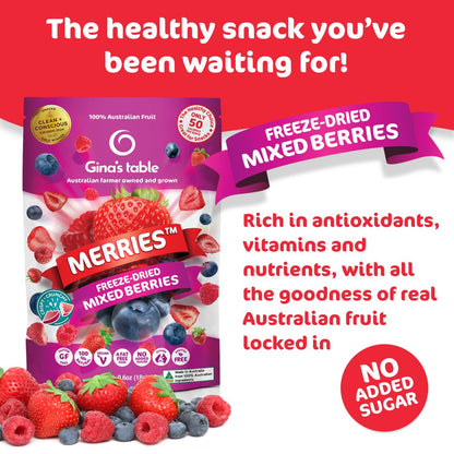 Freeze Dried Mixed Berries - Vegan America