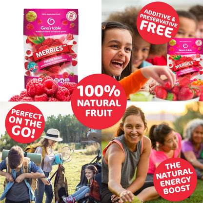Freeze Dried Raspberries with Strawberries - Vegan America