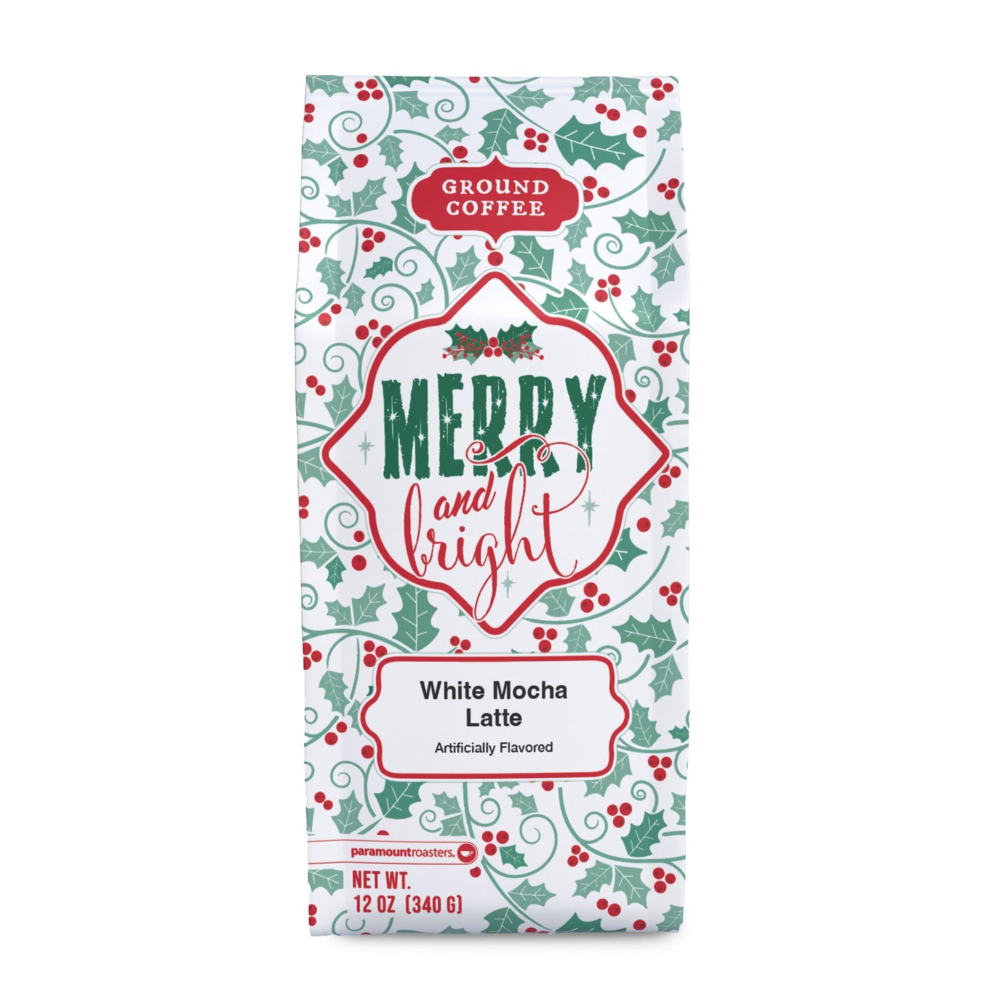 Merry & Bright White Mocha Flavored 12oz Ground Coffee