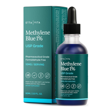 Methylene Blue Drops - USP Pharmaceutical Grade 99.99% Pure 1% Solution for Energy, Focus, Clarity, Cognition & Cellular Support - 3rd Party Tested, Formaldehyde-Free, Made in USA, 2oz Tincture