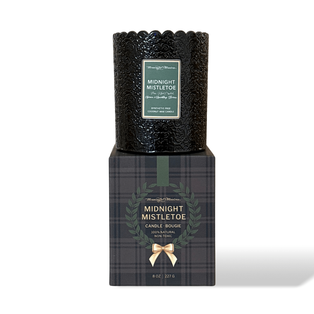 Midnight Mistletoe Natural Candle 8oz Kaia Collection - Vegan America