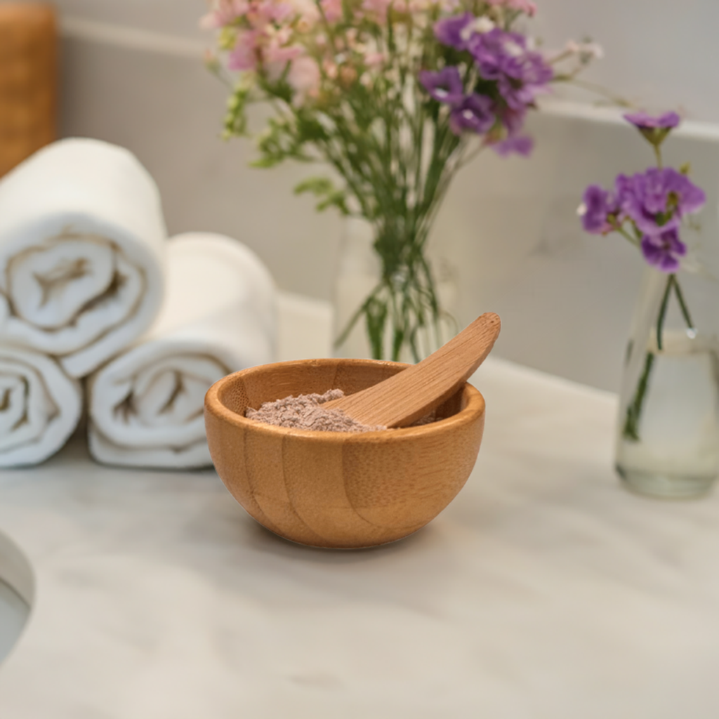 Mini Bamboo Mixing Bowl & Spoon