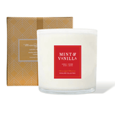 Mint & Vanilla Natural Candle 55oz Rosaline Collection - Vegan America