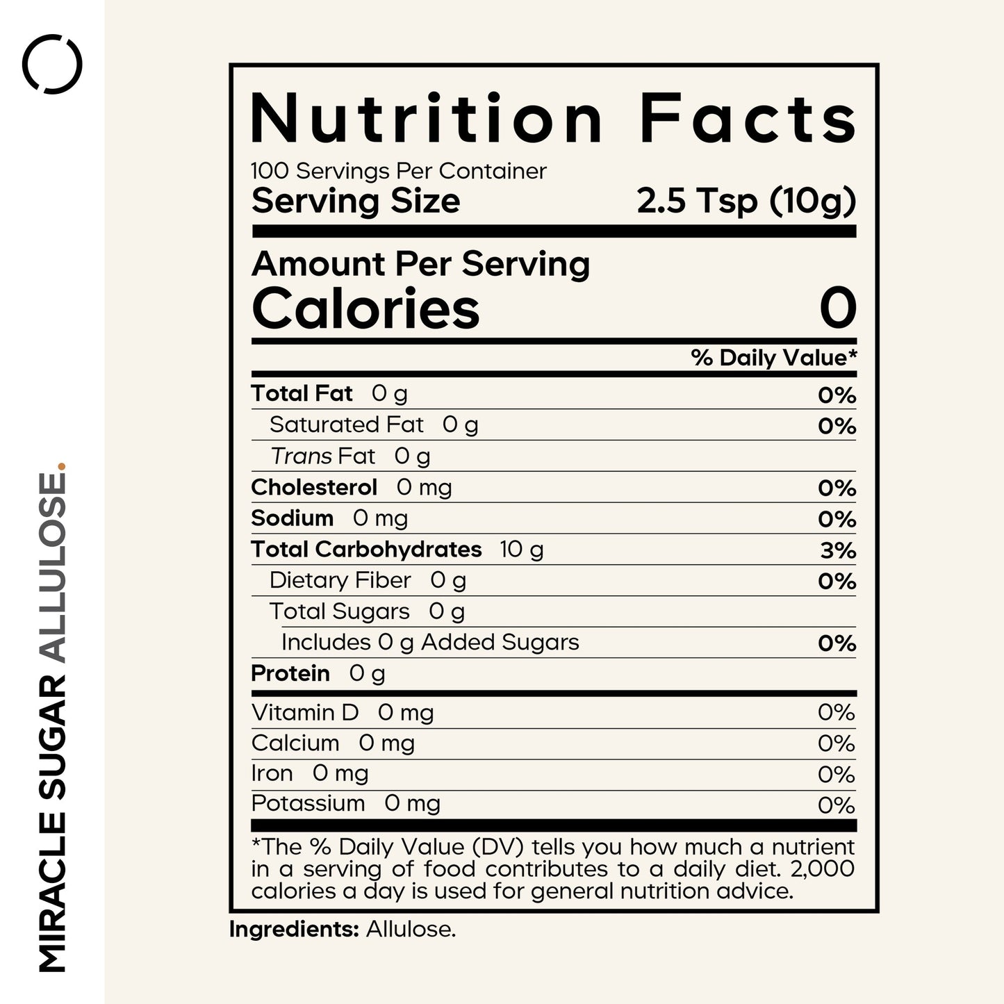 Miracle Sugar Allulose Powder
