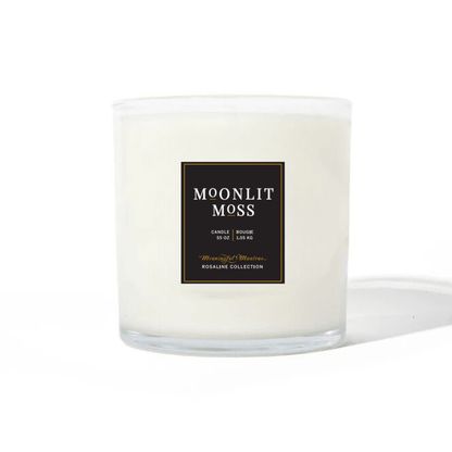 Meditation Moonlit Moss Natural Candle 55oz Rosaline Collection - Vegan America