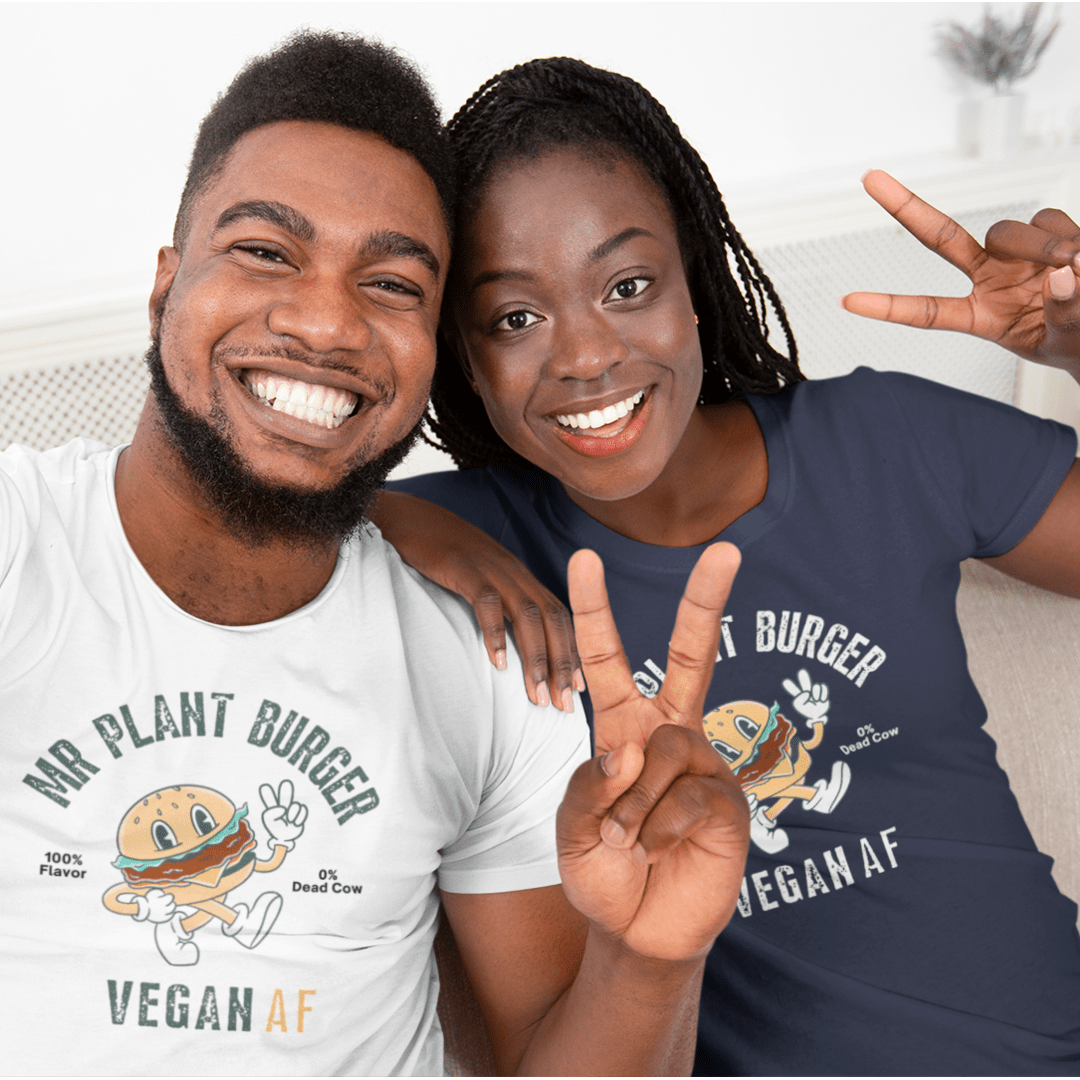 Mr. Plant Burger - Vegan T-Shirt - Vegan America