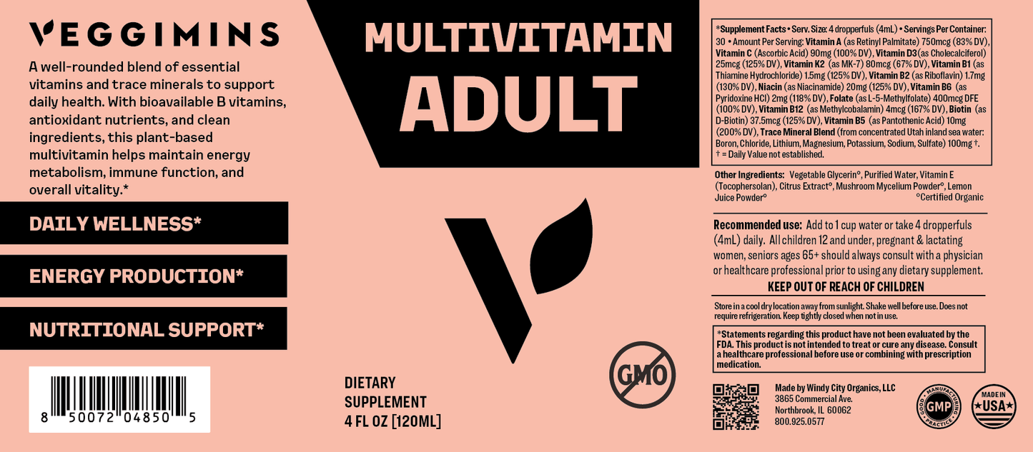 Adult Multivitamin - Vegan America