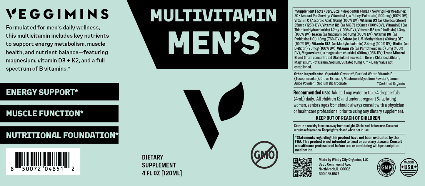 Men's Multivitamin - Vegan America