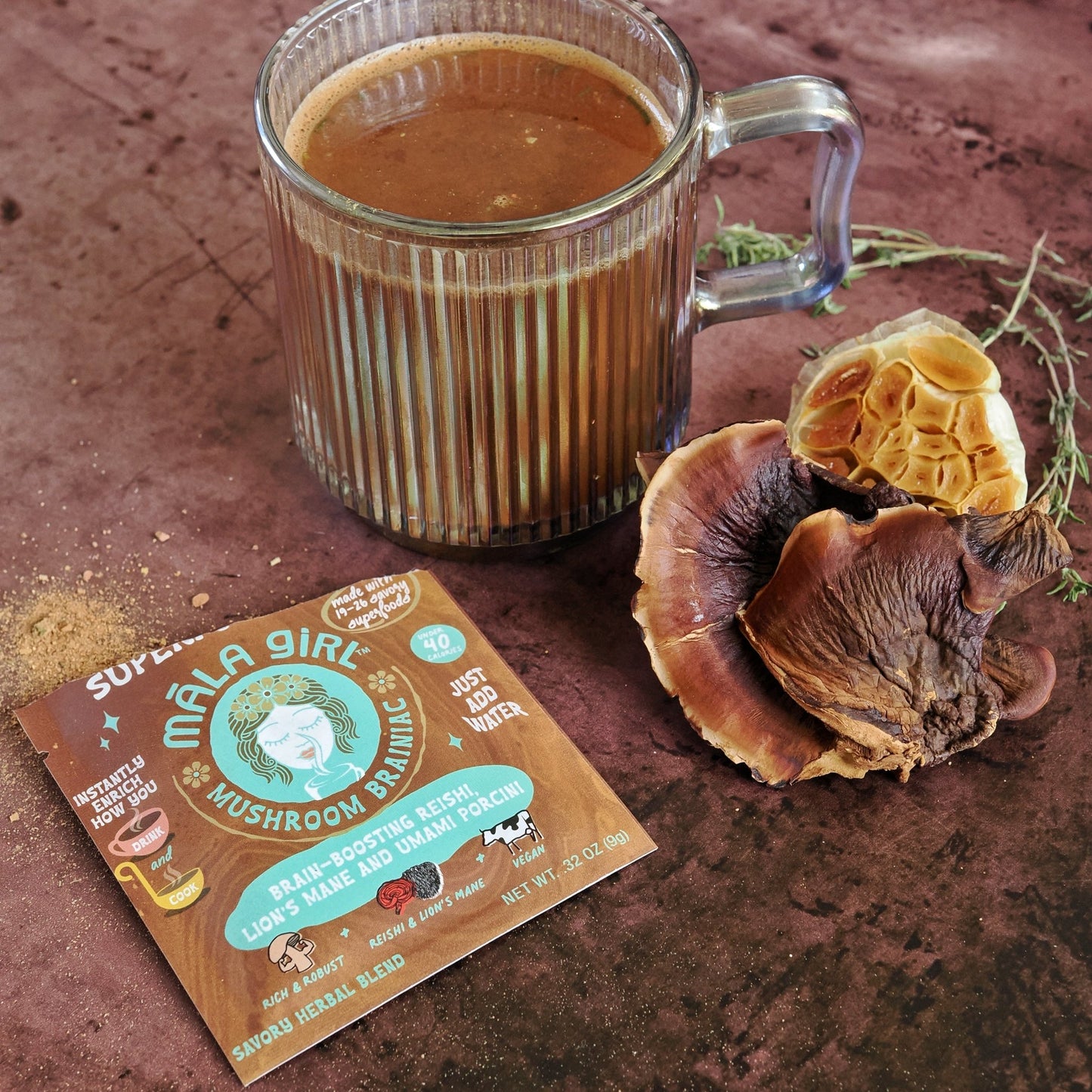 Mushroom Brainiac Superfood Broth Powder - Vegan America