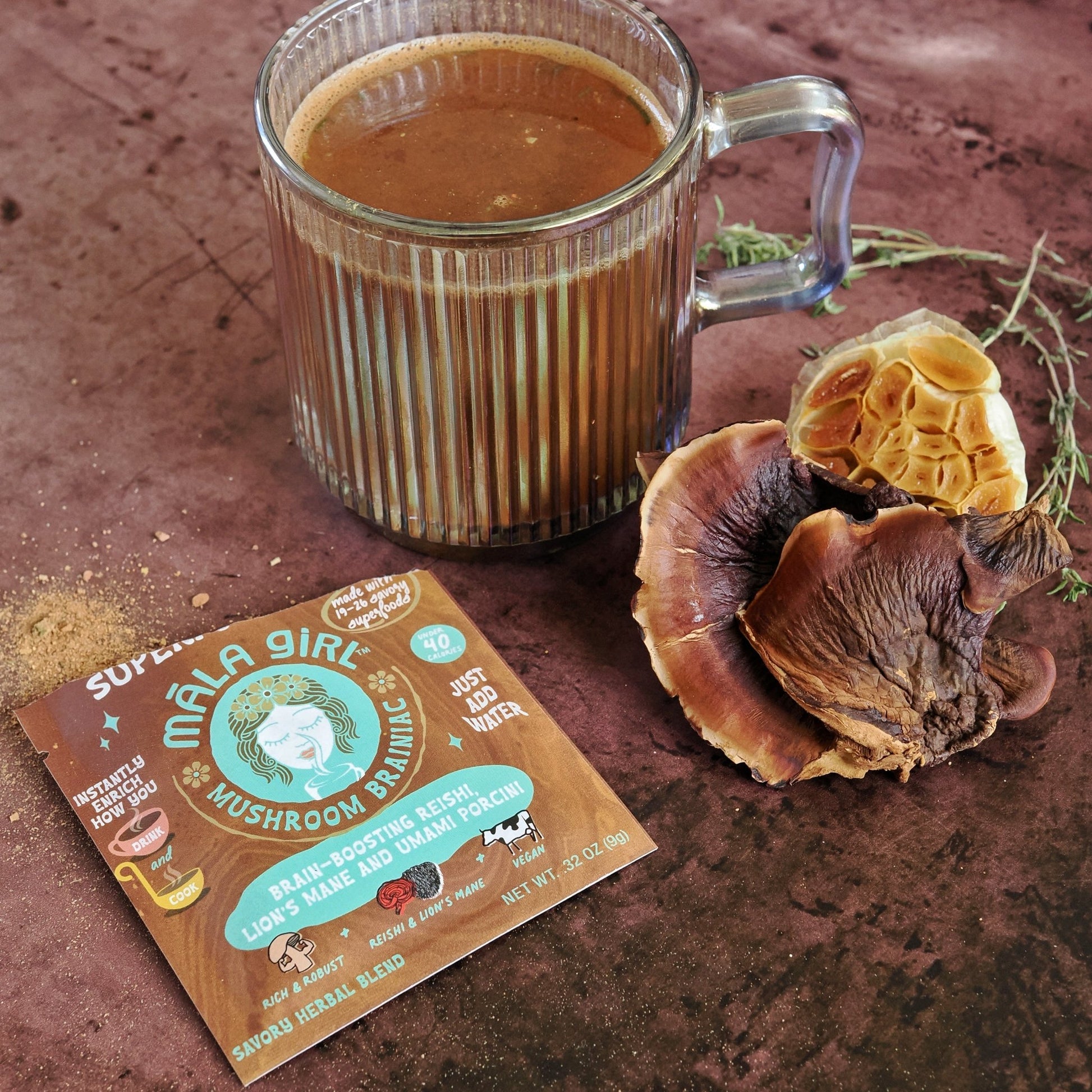Mushroom Brainiac Superfood Broth Powder - Vegan America