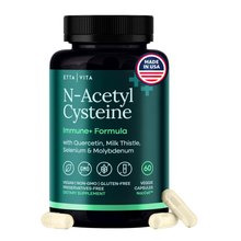 NAC Supplement N-Acetyl Cysteine 600mg with Quercetin, Milk Thistle, Molybdenum & Selenium