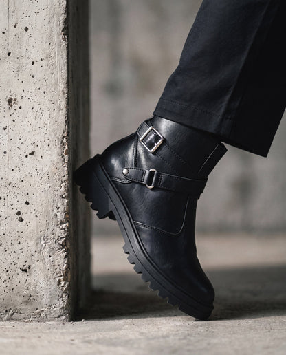 Women's Vegan Ankle Boots Cody Black