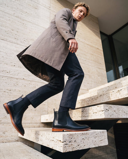 Men's Vegan Chelsea Boots Duncan Black