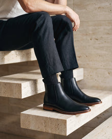 Men's Vegan Chelsea Boots Duncan Black