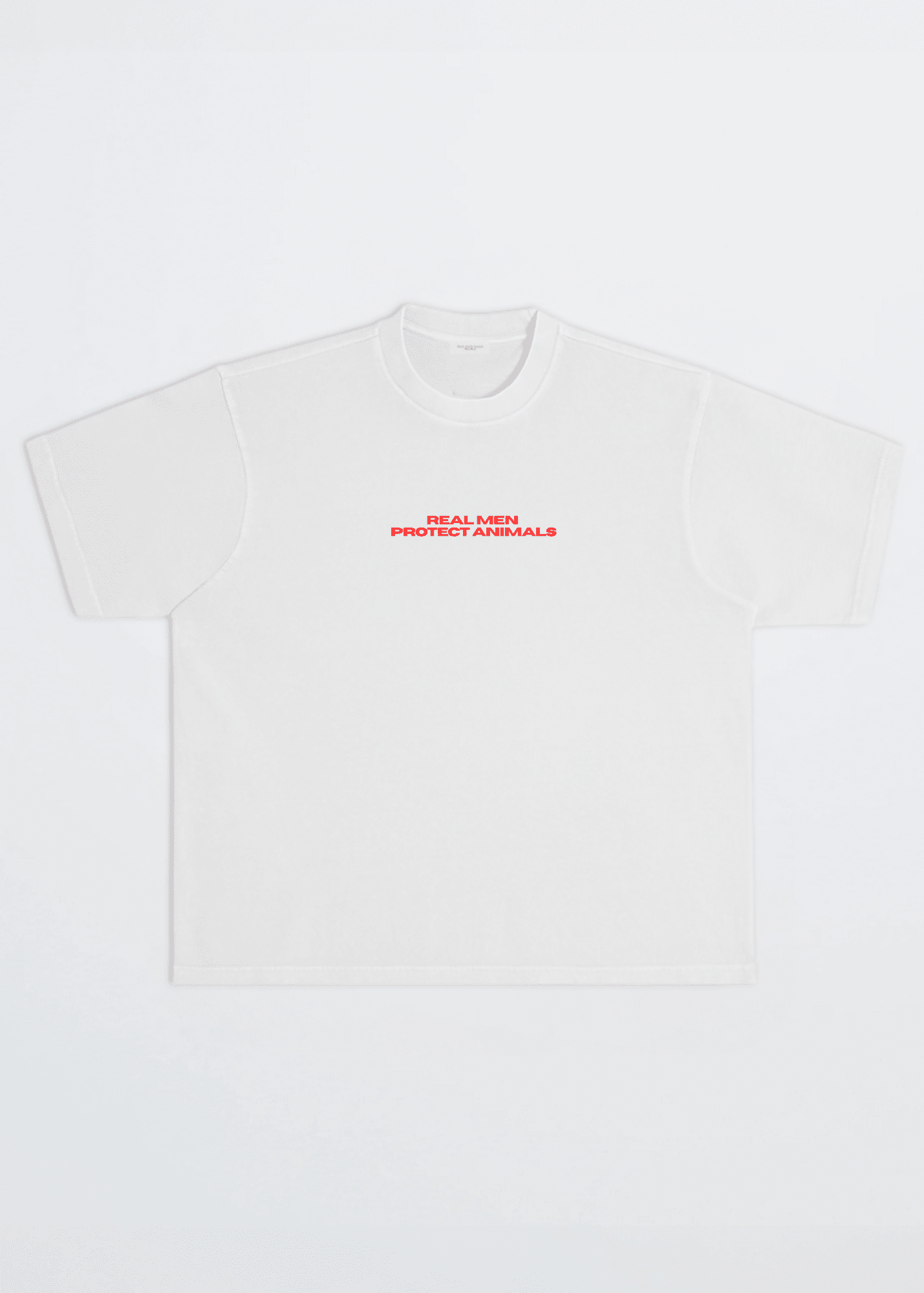 REAL MEN PROTECT ANIMALS TEE - Vegan America