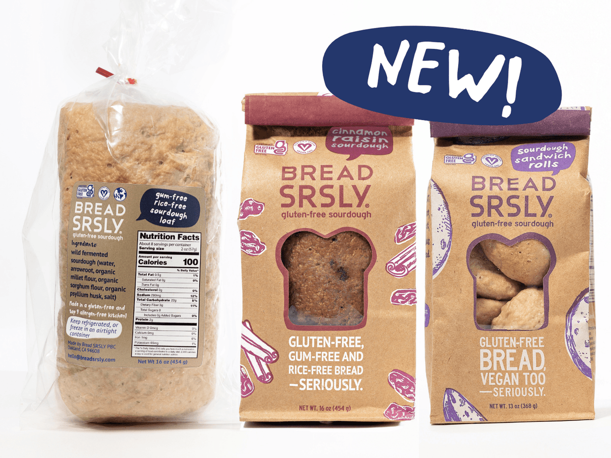 Gum-Free, Rice-Free Sourdough Variety Pack - Vegan America