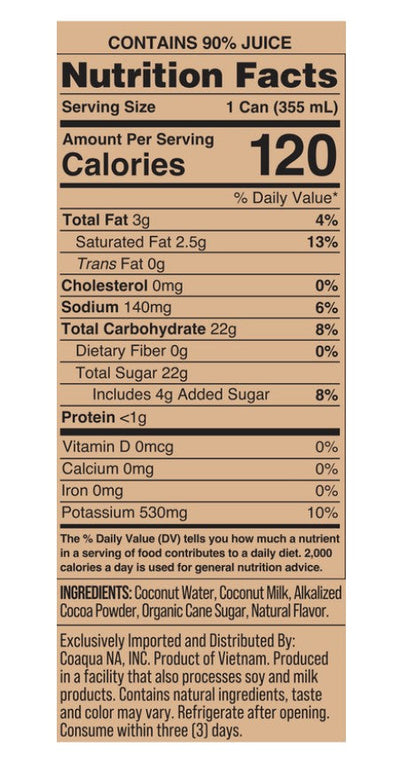 Coaqua Chocolate'y Coconut Water
