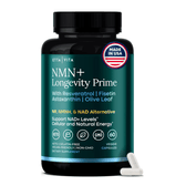 NMN Supplement (5-in-1) NAD+ Booster with Resveratrol - Cellular Energy, Focus & Healthy Aging Support for Men and Women - Mitochondria Formula w Fisetin, Astaxanthin, Olive Leaf, Vegan, Made in USA - Vegan America