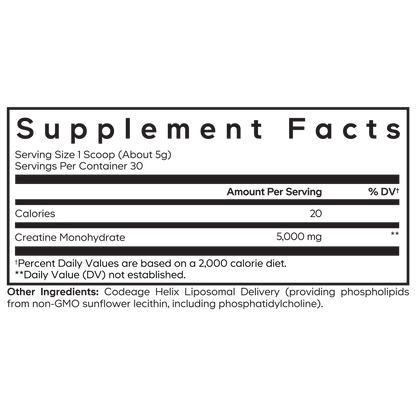 Liposomal Creatine Monohydrate Powder