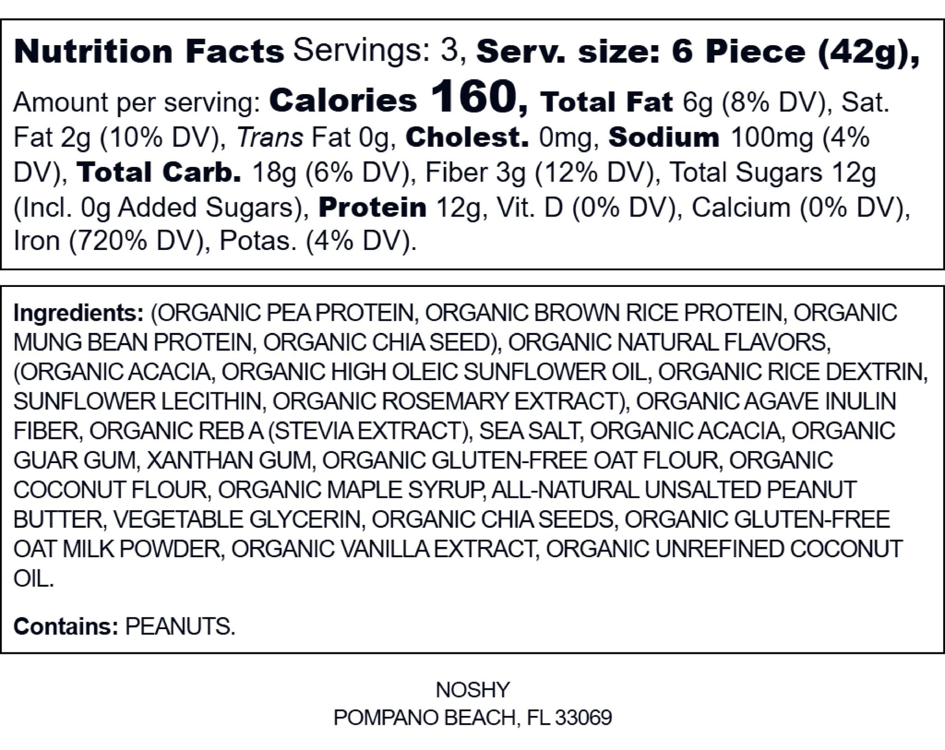 Nutty Nosh Protein Poppers (3 - Pack) - Vegan America