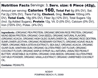 Nutty Nosh Protein Poppers (3 - Pack) - Vegan America