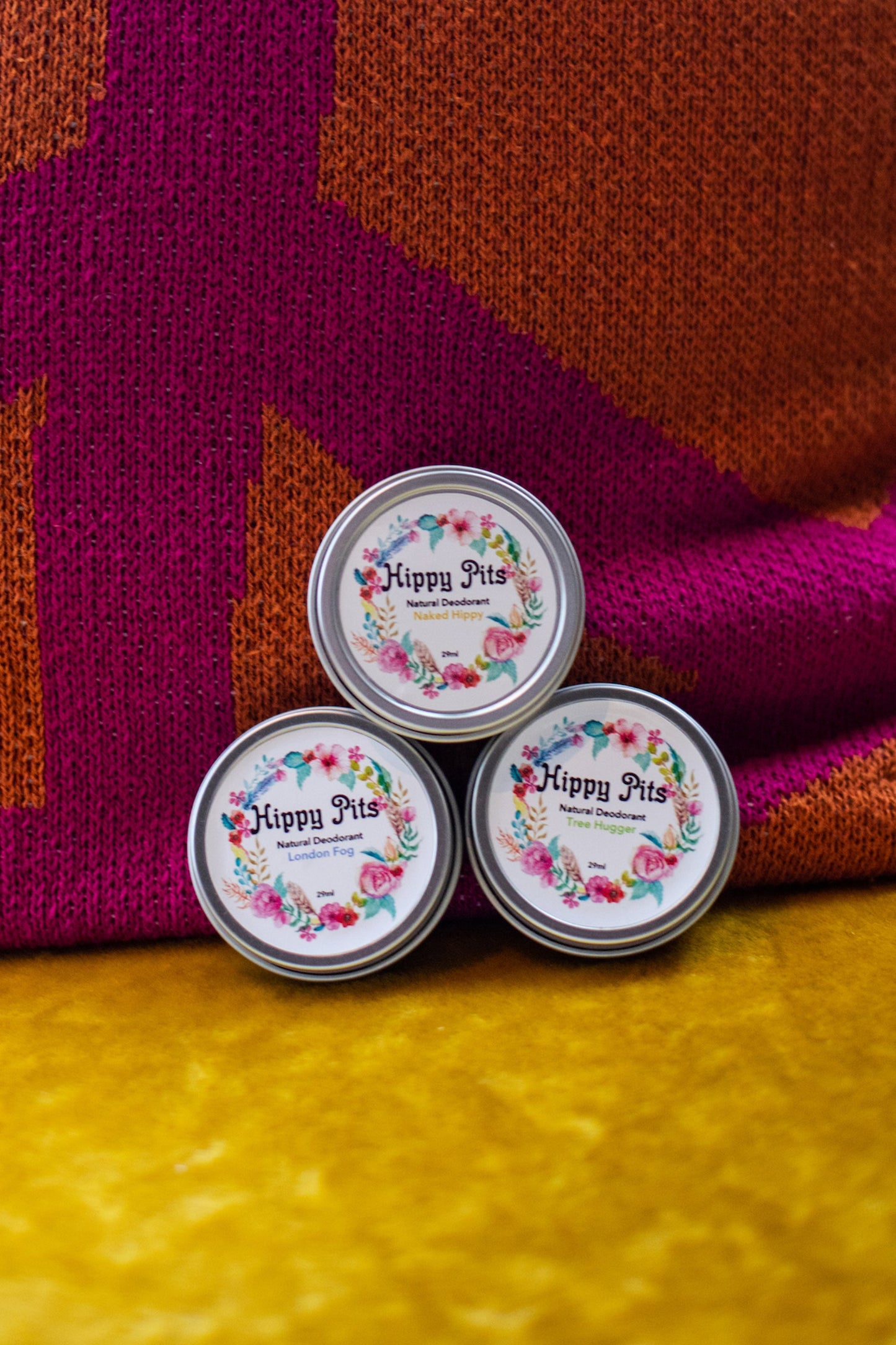Hippy Pits Vegan Deodorant, Mix-n-Match - 1 oz Tin
