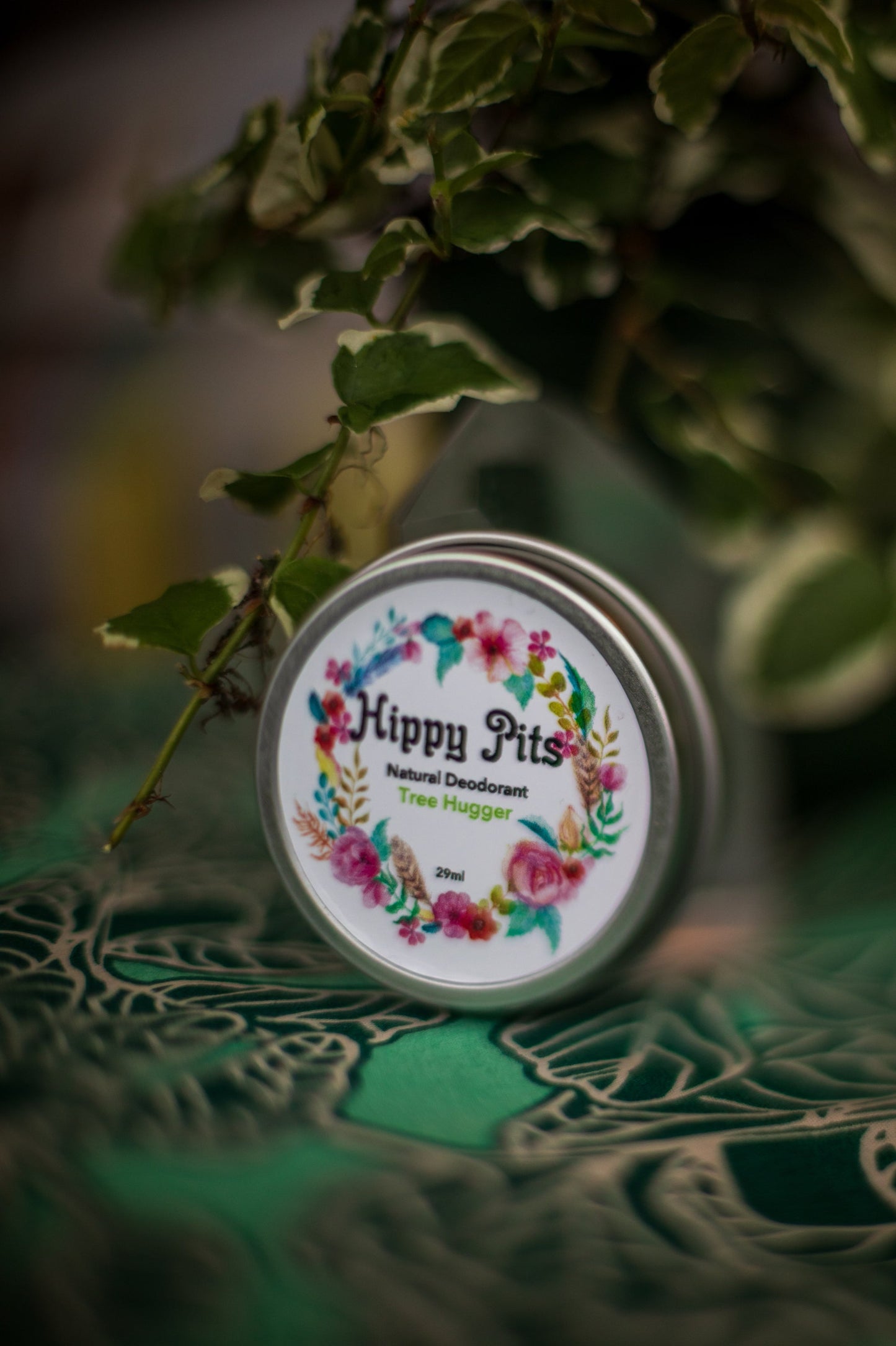 Hippy Pits Vegan Deodorant, Tree Hugger Scent 1 oz tin